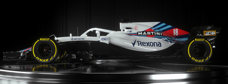 Illustration for article titled The New Williams Formula One Car Should Have Martini Liveried The Halo
